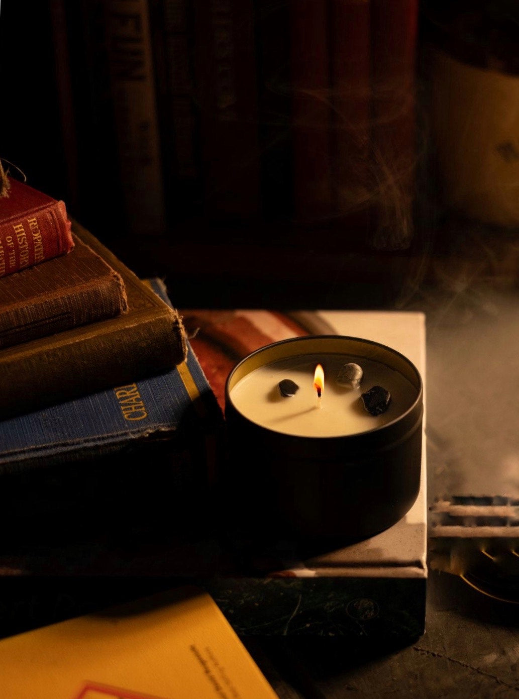 A Good Book Candle